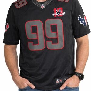 Nike Houston Texans #99 On-Field Stitched Jersey Black Men’s Lg 10th Annv NFL